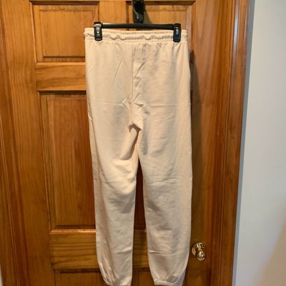 Vero Moda Octavia Cotton Blend Sweatpants in Birch XS NWT - Picture 3 of 9